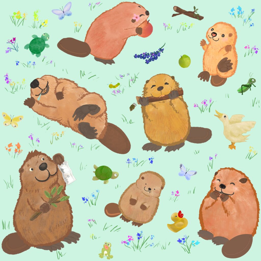 beaver fabric2